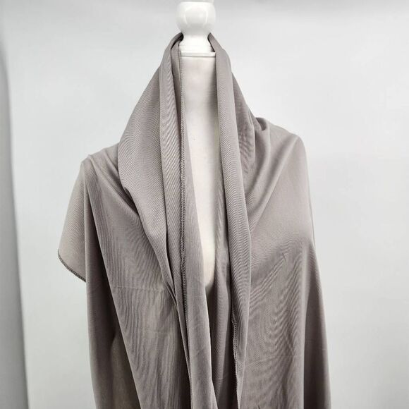 Pashmina Scarf Wrap Shawl Bundle of 5 Red, Black, Cream, Silver, Tan Fringe - Picture 5 of 13